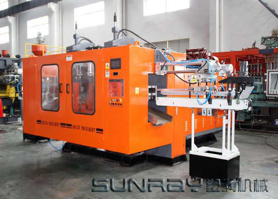 Hdpe 1 Liter Bottle Double Station Blow Moulding Machine / Blow Molding Equipment