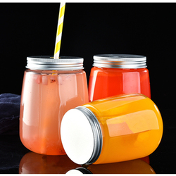 U формирует бутылку чая молока 500ML пластиковую с завинчивой пробкой