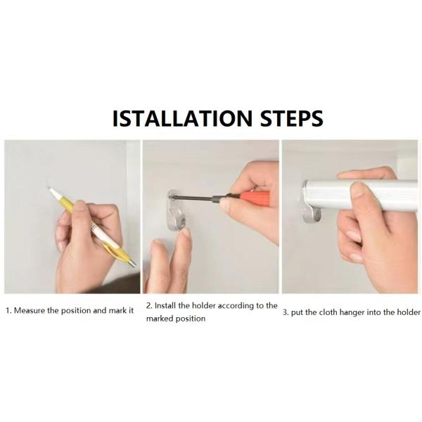 Овальное оборудование штуцеров мебели сгустило кронштейны держателя трубопровода 16mm