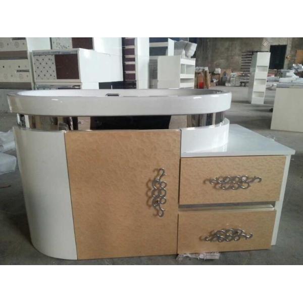 80 X48/cm PVC bathroom cabinet/ wall cabinet /white color with mirror for bathroom