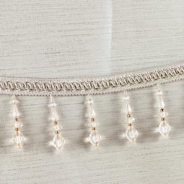 Handmade fashionable chain beads lace tassels fringes for curtain/sofa/pillow decoration