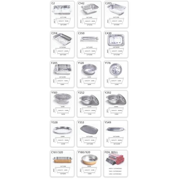 9g 850ml Обдольная алюминиевая фольга для приготовления пищи