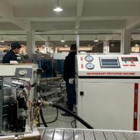 Dispositivo automático de llenado de refrigerante R134a Equipo de carga de aire acondicionado PLC R134a R32