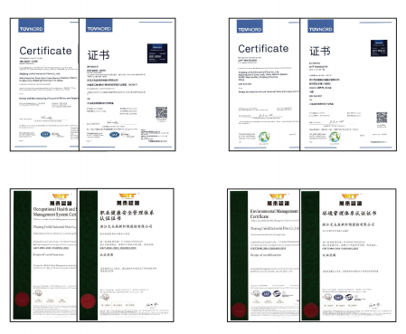 Henan Blueoak New Materials Co., Ltd. Certifications