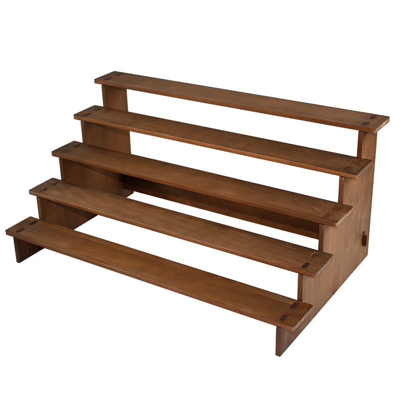 Custom Three-Layer Wooden Jewelry Storage Rack for Organizing Your Treasures