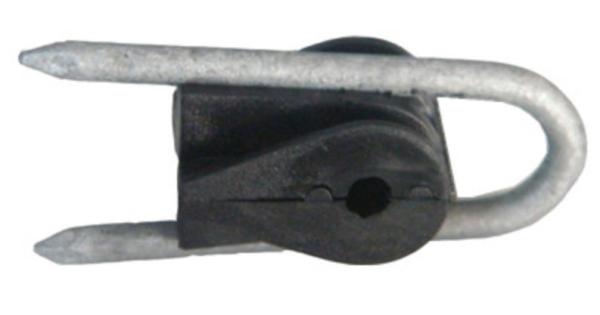 O tipo mergulho quente elétrico do grampo U de Wood Post Insulators 4.2mm da cerca do prego galvanizou o aço