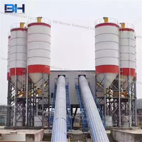 Low Energy Consumption Concrete Batching Plant , Space Saving Cement Mixing Plant