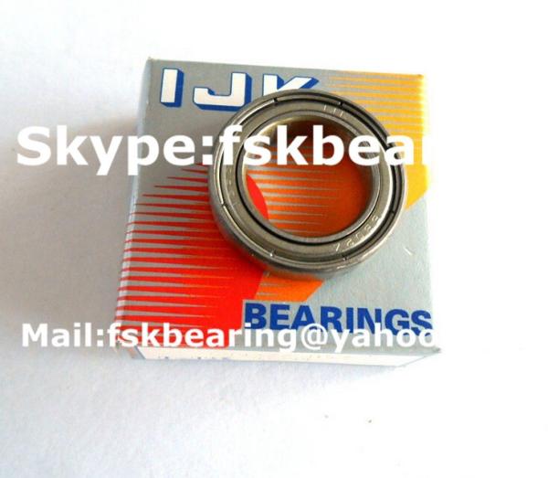 Stainless Steel Thin Section 6802ZZ IJK Ball Bearing Radial Load Metal Shield
