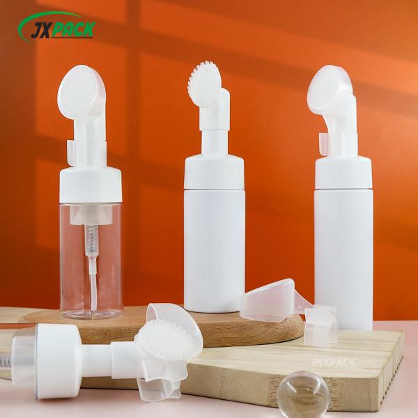 Face Cleaning Empty Mousse Bottle 150ml PET Plastic Wash Cleanser Foam Cleanser Bottle