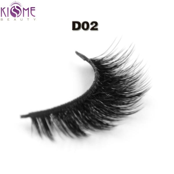 Luxury Volume 3D  Synthetic False Eyelashes Easy Wear For Party Makeup