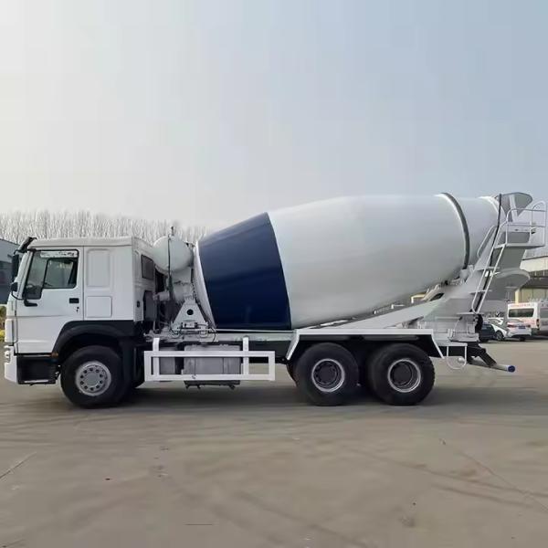 Second Hand HOWO 340HP 2-25cbms 9630*2500*3998mm 16650kg Cement Concrete Mixer Truck