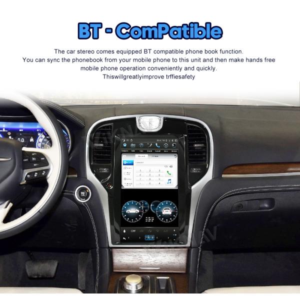 автомобильные игроки мультимедиа 13.3inch для Крайслер 300C 2012 2013 2014 -2019