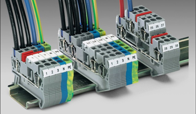 Phoenix Contact Original Terminal Relay Din Rail Component 0402174 NLS-CU 3/10 SN 1000MM - Neutral busbar
