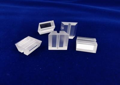 Design / Custom Made OEM / ODM Groove Optical Glass Prism ZF6 Colorless 14x12x4.5 AL+AF @420-700nm RAVG>85%