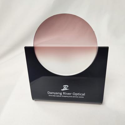 China-Made High-Quality Optical Eyeglass Lenses: Tinted Gradient Brown & Solid Color Sunglass Lenses