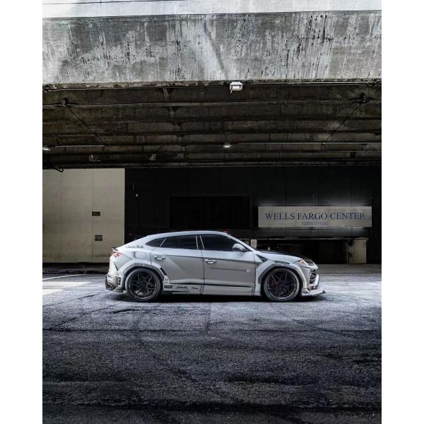 Kit de cuerpo ancho de estilo LB para Lamborghini URUS Kit de cuerpo de fibra de carbono Urus Fibra de carbono delantera de labio difusor Spoiler Kit de cuerpo ancho