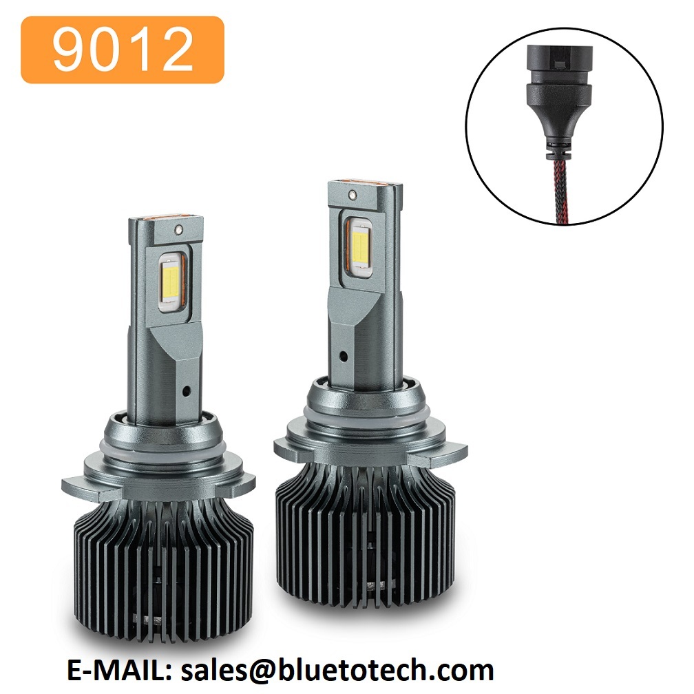 LED Headlight Bulb Stable Power 65W 7300LM IP68 Car Led Headlight Bulb 9012