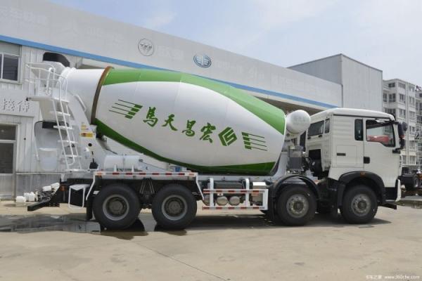 Sinotruk HOWO TX6 340 HP 8X4 7.37 Square Concrete Mixer Truck for Customer's Requirement