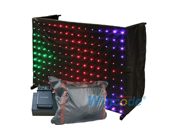 SMD RGB P20 гибкий светодиодный занавес изображения эффекты DMX512 формы звезды шторы