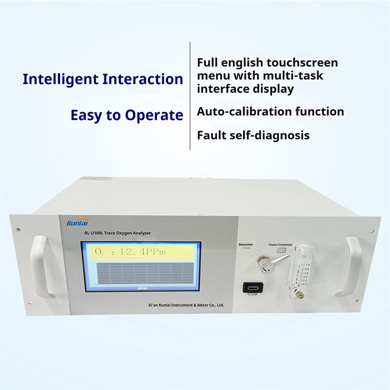 Fast Response O2 Oxygen Analyzer With Metal Housing Sound Alarm