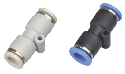 Two Way Pneumatic Tube Fittings PUC - C Mini Size Straight Equal Socket SMC Type
