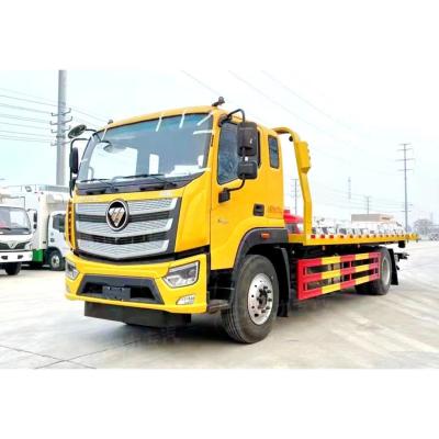 Foton 4X2 Flatbed Towing Truck , 4ton Underlift Tow Truck Logo Customized