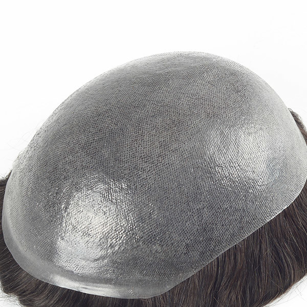 Average Cap  Men Hair Wig Npu Base Black Hair System For Men