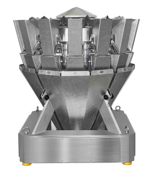 FDA 10 Head Multihead Weighing Machines For Granule Snack Food