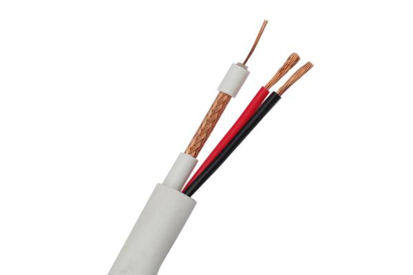 Composite Cable 24 × 0.20mm CCA Power CCTV Coaxial Cable for Digital Video