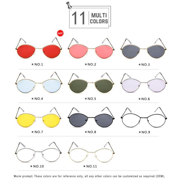 Metal Frame Hot Sale Sunglasses Old Fashioned Classic Star UV400