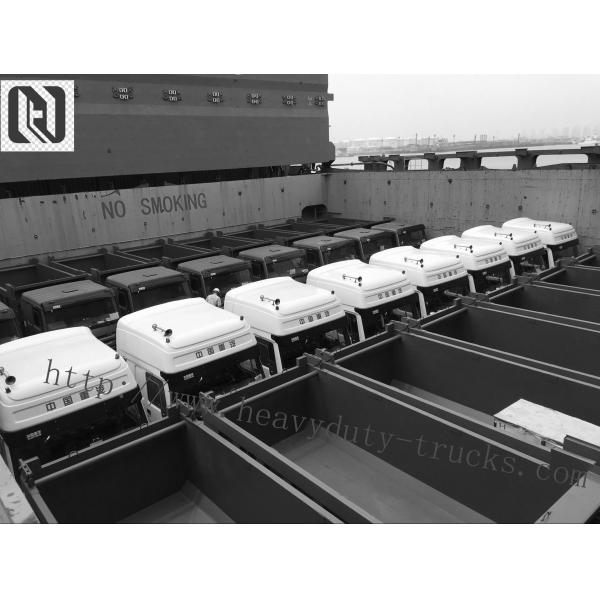 336hp Red Left Hand Drive Dump Truck 6x4 Sinotruk Howo7 Brand URO II Emission