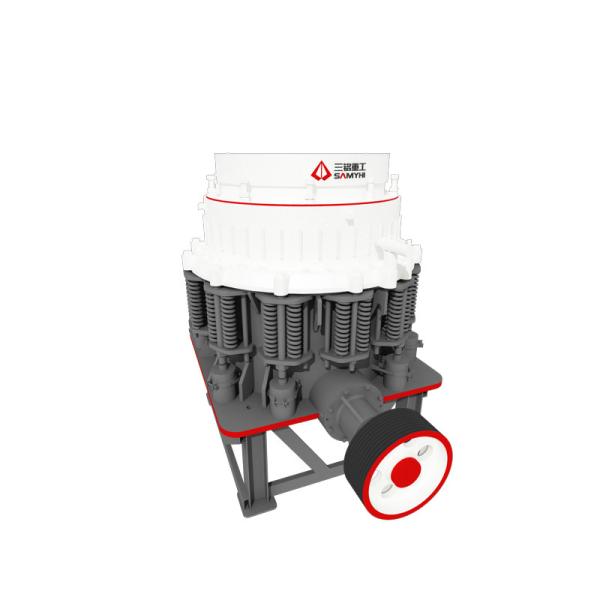 Concasseur à cône à ressort composé avec réglage de décharge hydraulique semi-automatique pour un contrôle de précision