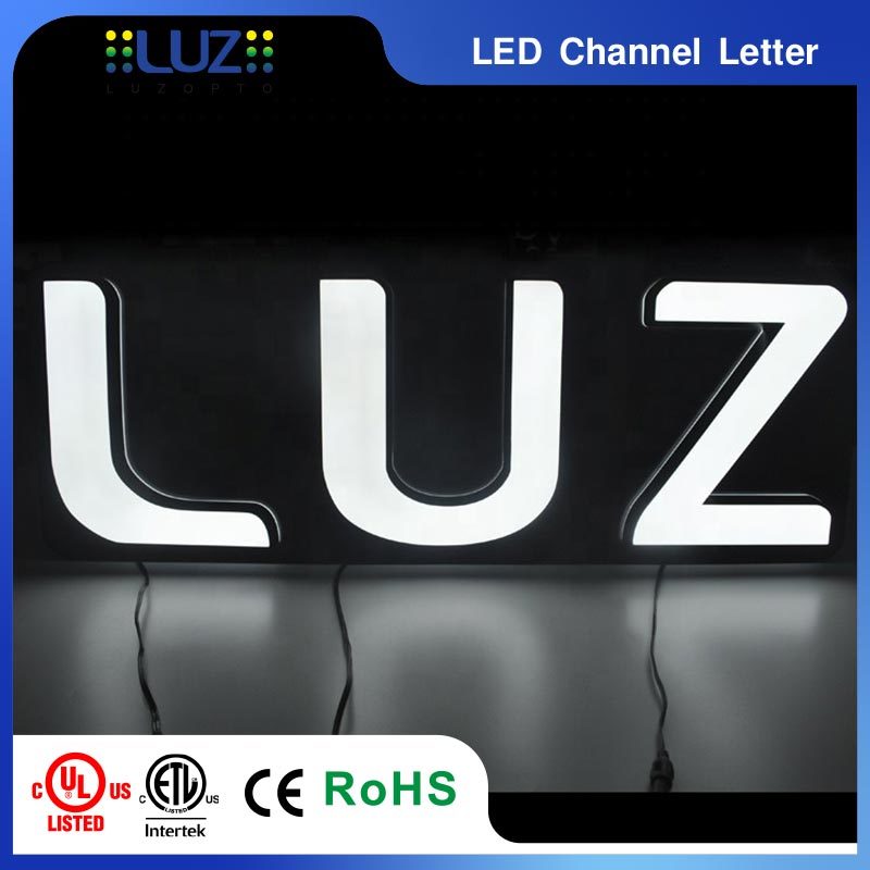 Custom Front-Lit & Side Glow Acrylic LED Channel Letters | 3D Illuminated Signage for Storefront & Commercial Brand