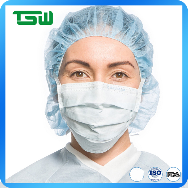 Adult 3 Ply Nonwoven Disposable Face Mask With Earloop