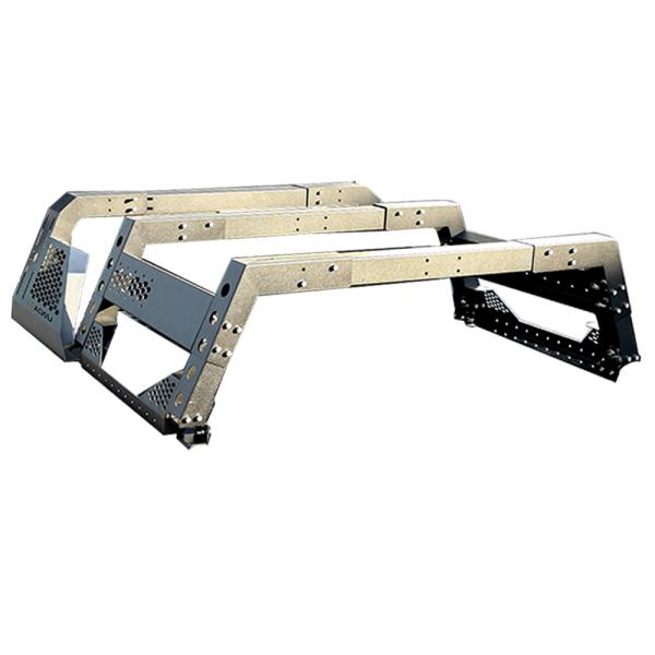 Barras de rodillo personalizadas para Toyota Hilux Superficie de recubrimiento en polvo 1336*1529*505