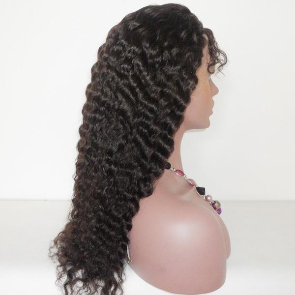 Unprocessed Tangle Free Human Hair Wholesale/100 Brazilian Virgin Hair Full Lace Wigs