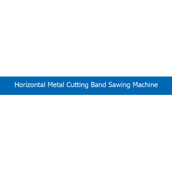 27/40/54/68/80m/min Blade Speed 2.2kw Horizontal Metal Band Sawer for Precise Cutting