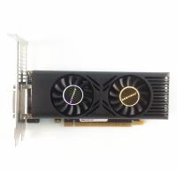 Carte graphique de jeu à double ventilateur pour ordinateur de bureau, Geforce GTX 1050 Ti bas profilé 4GB DDR5 128BIT