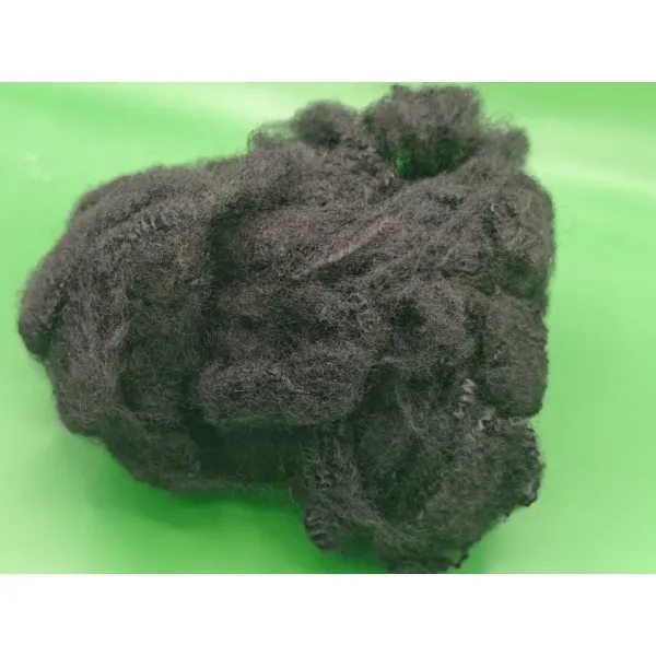 Non Siliconized Black Polyester Fiber for Geotextile and Shoe Interlining