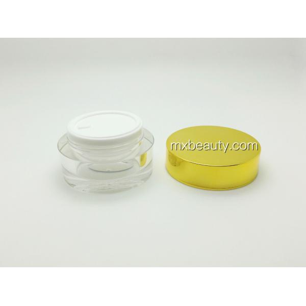 first class pmma straight cream jar for different size 50g acrylic cream jar plastic cream jar cosmetic packaging