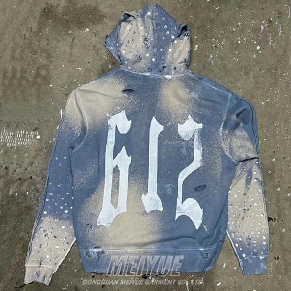 Camiseta gris con capucha de primera calidad con sudadera cortada con capucha Unisex cómoda