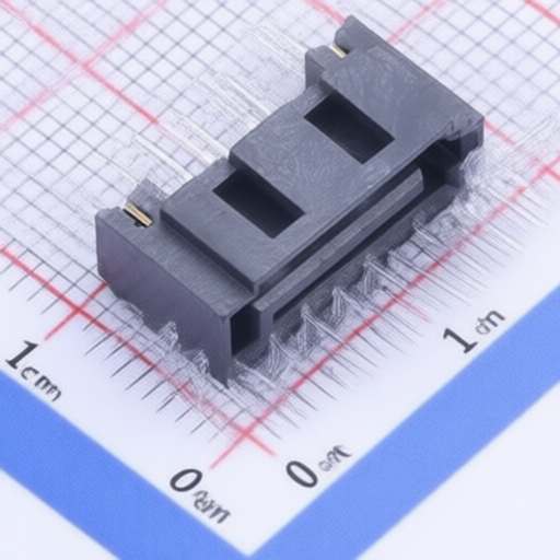 Durable SATA 7PIN Connector Featuring Full Enclosure and Open Window HOAUC HYCW01-SATA07-205B Model