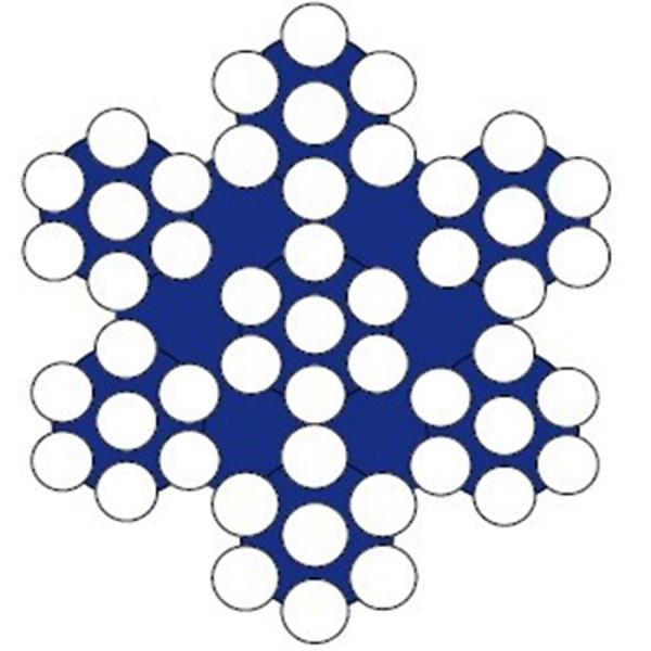 7x7 1mm PVC Coated Electric Galv Steel Wire Rope In Reels Or Coils