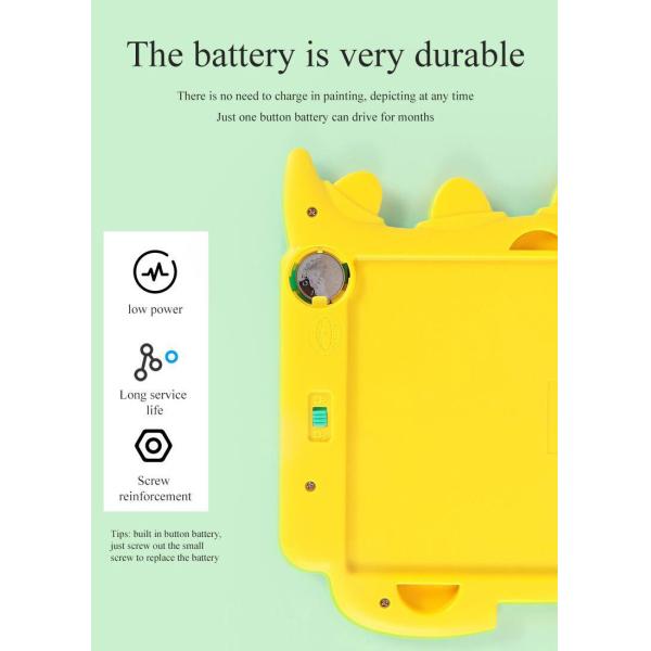 Age Range 2 to 4 Years Educational and Reusable LCD Writing Tablet for Preschoolers