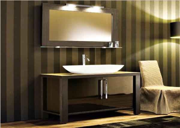Solid Wood Prima Vanity DIY Bathroom Cabinet For Hotel Project , Guest Room