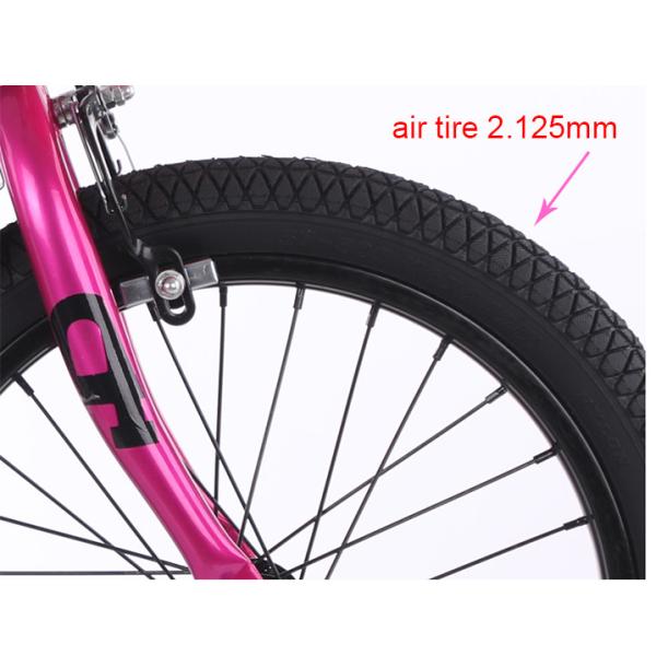 Bicicleta infantil de alumínio de 20 polegadas com freios de pedal de uma velocidade