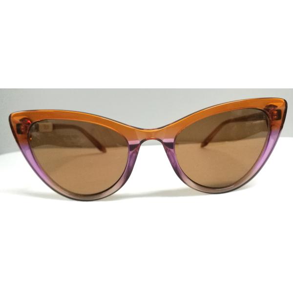 Super cateye sunglasses Plastic sun wear polarized lens Natural material