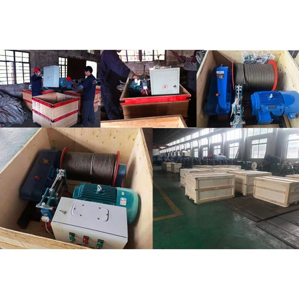 Heavy Duty Electric Winch 10 Ton Capacity with high speed Motor for Marine and Construction