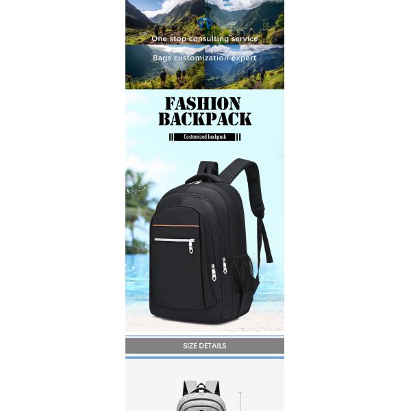 USB Charging Port Laptop Backpacks OEM Custom Logo Work Bag With Laptop Pocket