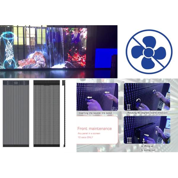 Energy Saving HD LED Display Outdoor Curtain Transparant Panel Adopting MBI 5124